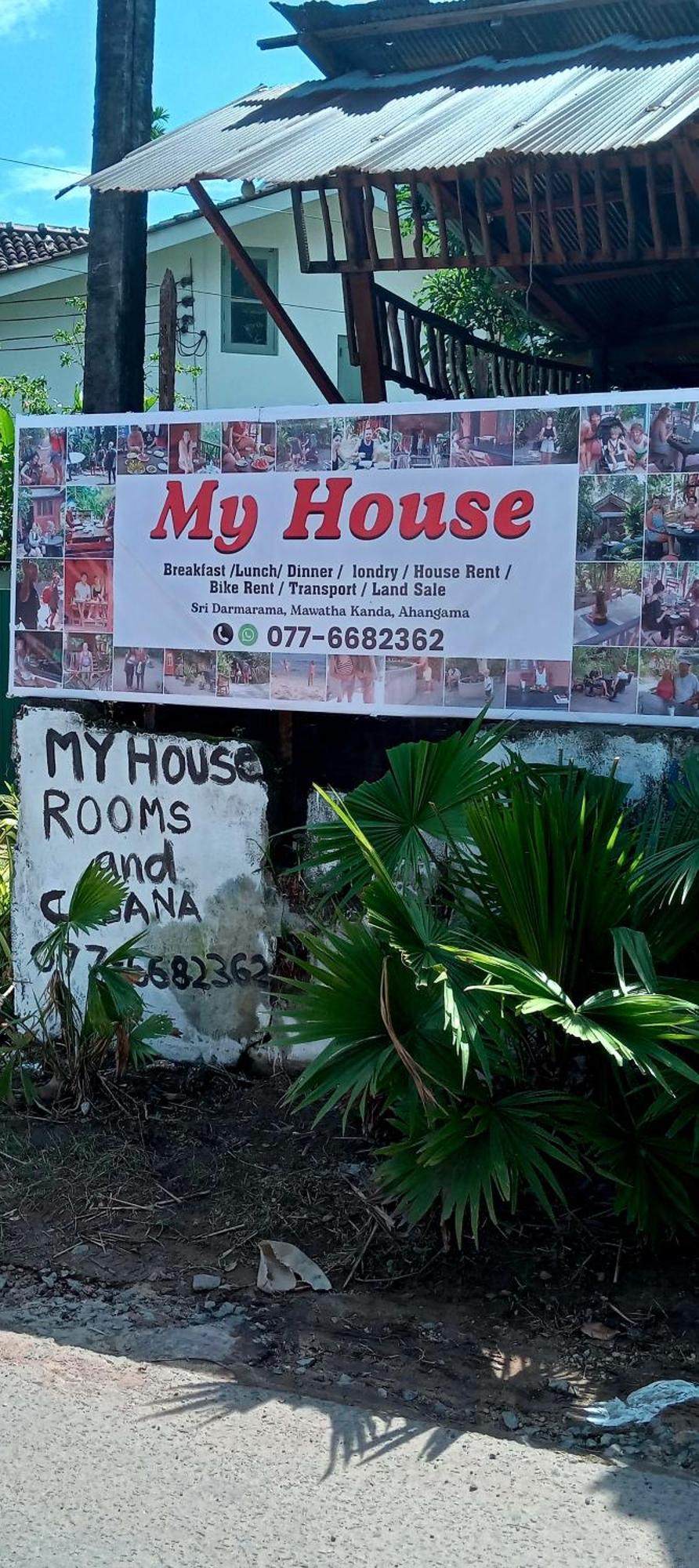 My House Ahangama Bagian luar foto